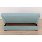 Прямой диван «Осло», механизм книжка, велюр, цвет бирюзовый - Фото 3