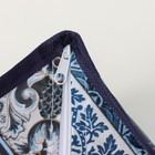 Органайзер для хранения белья Доляна «Мозаика», 12 отделений, 32×24×12 см, цвет синий - Фото 4