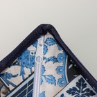 Органайзер для хранения белья Доляна «Мозаика», 16 отделений, 32×32×12 см, цвет синий - фото 9895794