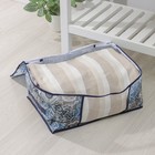 Кофр для хранения вещей Доляна «Мозаика», 45×30×20 см, синий - Фото 2