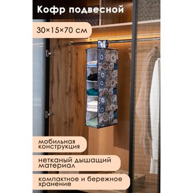 {{productViewItem.photos[photoViewList.activeNavIndex].Alt || productViewItem.photos[photoViewList.activeNavIndex].Description || 'Кофр подвесной Доляна «Мозаика», 5 отделений, 30×15×70 см, цвет синий'}}