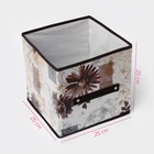 Короб стеллажный для хранения Доляна «Астра», 25×25×25 см - Фото 3