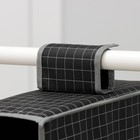 Кофр подвесной Доляна «Кло», 5 отделений, 30×15×70 см, цвет чёрный - Фото 4