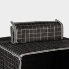 Органайзер подвесной Доляна «Кло», 4 отделения, 30×30×80 см, чёрный - Фото 5