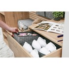 Органайзер для хранения белья Доляна «Фора», 8 ячеек, 28×14×10 см, серый - Фото 9