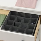 Органайзер для хранения белья Доляна «Фора», 16 ячеек, 32×32×12 см, цвет серый - Фото 6