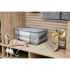 Кофр для хранения вещей Доляна «Фора», 45×30×20 см, серый - Фото 6