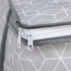 Кофр для хранения вещей Доляна «Фора», 45×30×20 см, серый - Фото 4