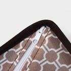Органайзер для хранения белья Доляна «Браун», 8 ячеек, 28×14×10 см, цвет коричневый - Фото 6
