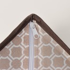 Органайзер для хранения белья Доляна «Браун», 7 ячеек, 34×30.5×10 см, коричневый - Фото 4