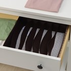 Органайзер для хранения белья Доляна «Браун», 7 ячеек, 34×30.5×10 см, коричневый - Фото 6