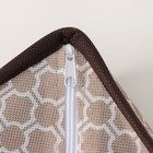 Органайзер для хранения белья Доляна «Браун», 16 ячеек, 32×32×12 см, коричневый - Фото 5