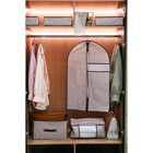 Кофр для хранения вещей Доляна «Браун», 45×30×20 см, коричневый - Фото 5