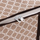 Кофр для хранения вещей Доляна «Браун», 45×30×20 см, коричневый - Фото 4