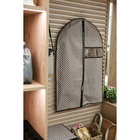 Чехол для одежды Доляна «Браун», ПВХ окно, плотный, 90×60 см, коричневый - Фото 8