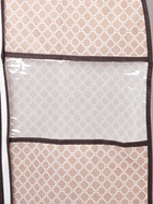 Чехол для одежды Доляна «Браун», ПВХ окно, плотный, 90×60 см, коричневый - Фото 2