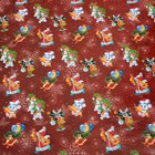 Бумага упаковочная глянцевая "Веселый Новый год!" ,1 лист 70 х 100 см - Фото 3