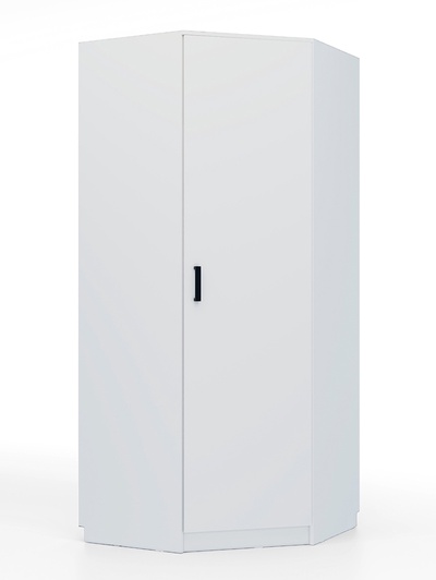 Шкаф угловой для одежды «Клик Мебель», 900×900×2100 мм, цвет белый