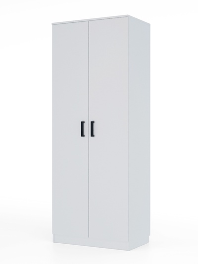 Шкаф двухстворчатый распашной «Клик Мебель», 810×500×2100 мм, цвет белый