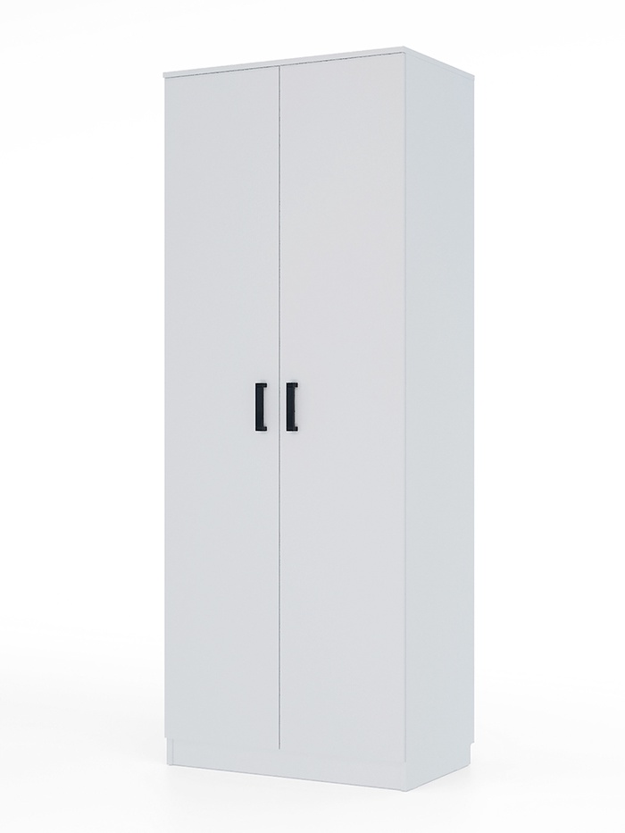 Шкаф двухстворчатый распашной «Клик Мебель», 810×500×2100 мм, цвет белый - Фото 1