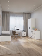 Шкаф двухстворчатый распашной «Клик Мебель», 810×500×2100 мм, цвет белый - Фото 6