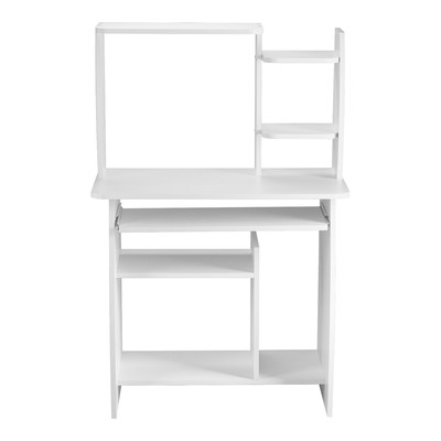 Стол компьютерный маленький «Клик Мебель», 820×480×1265 мм, цвет белый