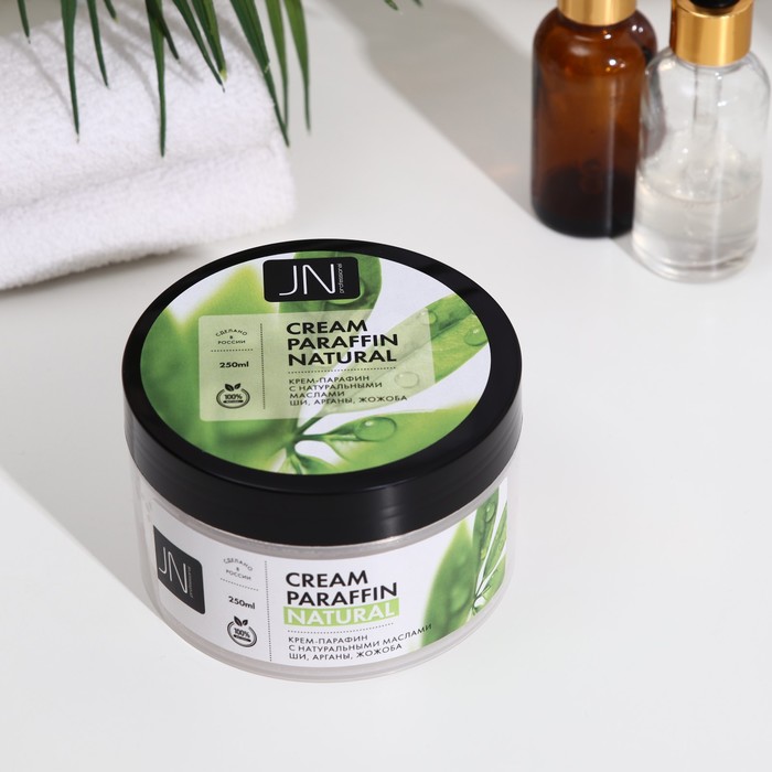Крем-парафин JessNail, с натуральным маслом Ши, Арганы, Жожоба, 250 мл 30193