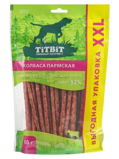 Лакомство TitBit для собак Колбаса Пармская, для всех пород, 350 г