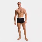 Трусы боксеры мужские, цвет чёрный МИКС, размер 54 7887518