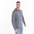 Поло мужское с длинным рукавом, цвет серый/синий, размер XL 9201898