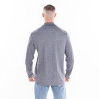 Поло мужское с длинным рукавом, цвет серый/синий, размер XL 9201898