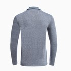 Поло мужское с длинным рукавом, цвет серый/синий, размер XL 9201898