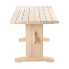Стол деревянный УСИЛЕННЫЙ толщина доски 4 см  160х76,5х71,5 см, ХВОЯ - Фото 3