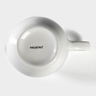 Кувшин для воды Magistro «Бланш», 1 л, 13×15 см, фарфор, белый - Фото 4