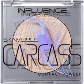 Пудра Influence Beauty Skinvisible carcass, компактная, тон 01, 4.2г