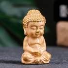 Фигура "Будда" песочное золото, 7см - фото 6669758