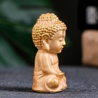 Фигура "Будда" песочное золото, 7см - фото 6669759