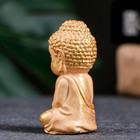 Фигура "Будда" песочное золото, 7см - Фото 3