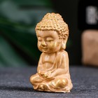 Фигура "Будда" песочное золото, 7см - фото 6669761