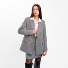 Юбка женская с разрезом MIST р. 46, чёрный/белый - Фото 10