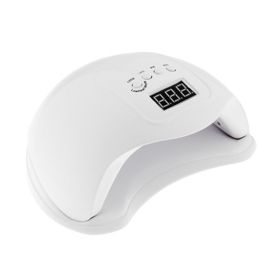 УЦЕНКА Лампа для маникюра LuazON LUF-01, UV/LED, 48 Вт, 24 диода, таймер 60/90/120 с, USB, белая