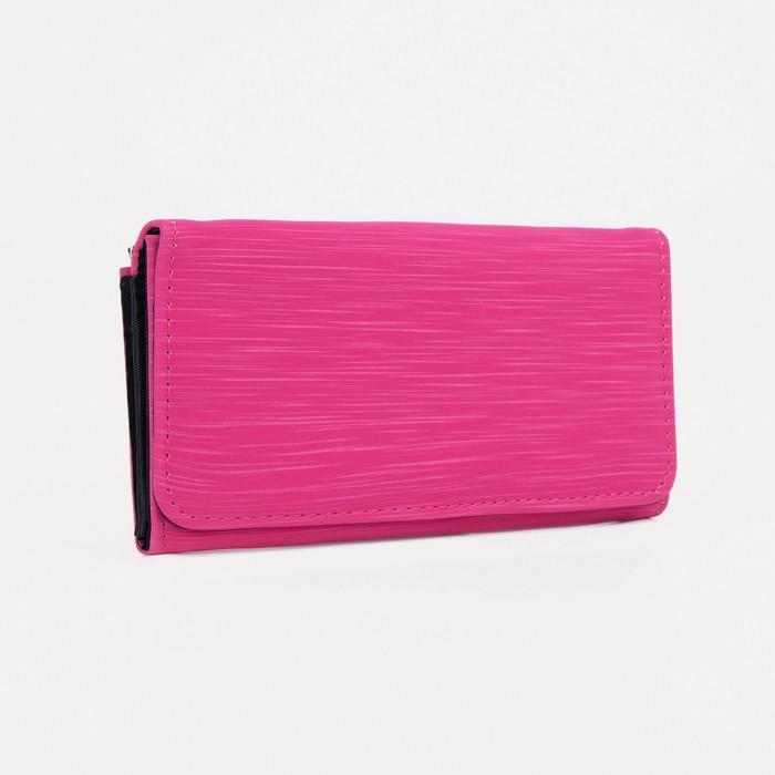 Кошелёк женский на магните, цвет розовый - Фото 1