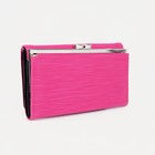 Кошелёк женский на магните, цвет розовый - Фото 2