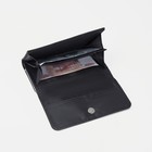 Кошелёк женский на магните, цвет чёрный - фото 25478433