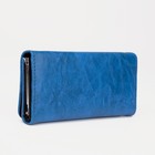 Кошелёк женский на магните, цвет синий - Фото 2