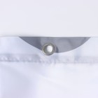 Штора для ванной Доляна «Беж» с люверсами, 180×180 см - Фото 3