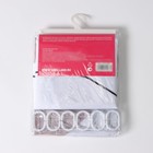 Штора для ванной Доляна «Беж» с люверсами, 180×180 см - Фото 7