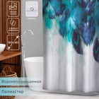 Штора для ванны Доляна «Перья», с люверсами, 180×180 см, полиэстер - фото 6670185