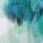 Штора для ванной Доляна «Перья», с люверсами, 180×180 см, полиэстер - Фото 2