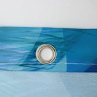 Штора для ванны Доляна «Перья», с люверсами, 180×180 см, полиэстер - Фото 3